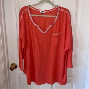Old Navy coral top